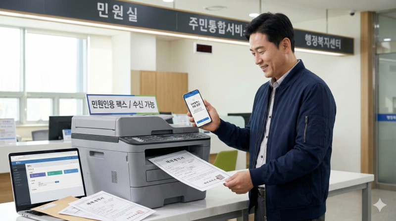 급하게 프린트 출력물이 필요할 때?